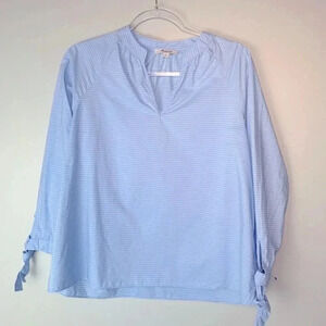 Madewell cotton blouse size medium